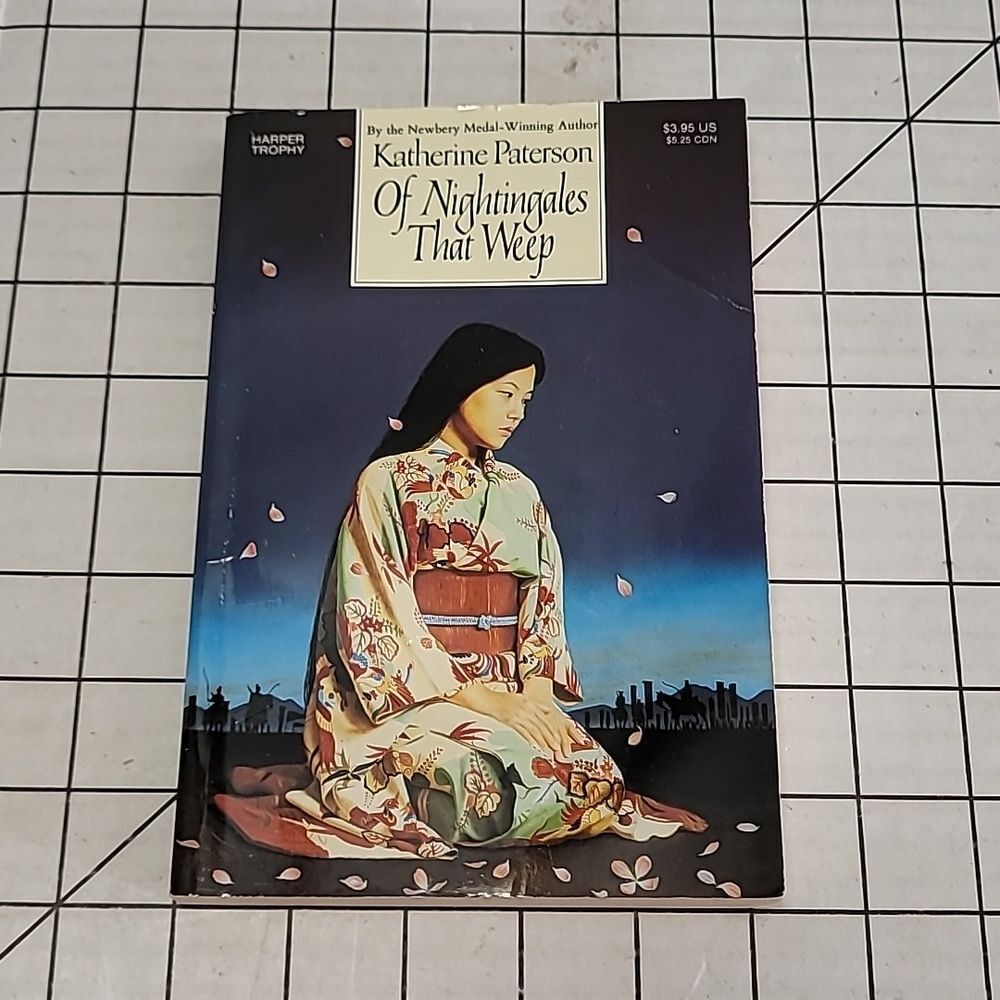 3/$15  Of‎ Nightingales That Weep, Author-Katherine Paterson, Paperback Book